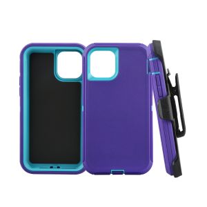 DEFENDER CASE FOR IPHONE 11 PRO MAX PURPLE TEAL
