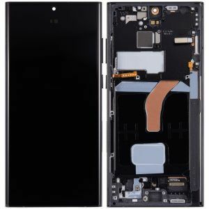 (Service Pack) OLED Assembly With Frame For Samsung S22 Ultra (US & International Version) - Graphite