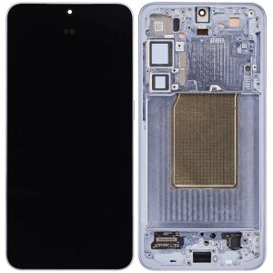 OLED Assembly With Frame For Samsung Galaxy S25 Plus 5G (US & International Version) (Aftermarket Plus) (Icy Blue)