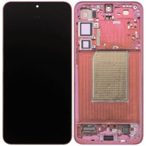 (AM Ultra) OLED Assembly with Frame for Samsung S25 Plus (120Hz) - Coral Red