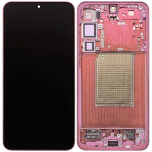 OLED Assembly With Frame For Samsung Galaxy S25 5G (US & International) (Refurbished) (Coral Red)