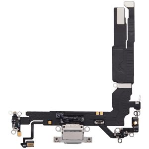 Premium Charging Port Flex Cable Compatible For iPhone 17 (White)