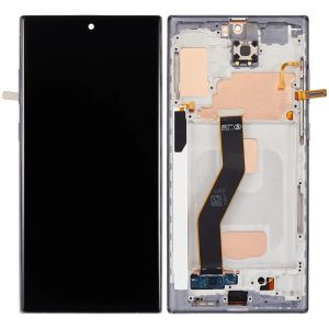 Aftermarket Pro OLED Assembly with Frame for Samsung Note 10 Plus (With Finger Print Sensor) - Aura Black