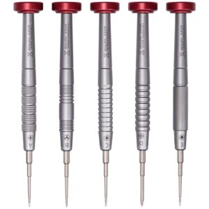 iFlying 2D Precision Screwdriver Kit (Crosshead 1.2mm / Tri-Point Y0.6 / Pentalobe 0.8mm / 2.5mm Convex Cross / Torx T2) (Qianli)