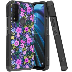 TCL 20 XE MetKase Original ShockProof Case Cover - Mystical Floral Boom