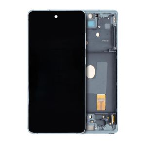 OLED Assembly With Frame For Samsung Galaxy S20 FE 4G / 5G (Refurbished) (Cloud Mint)
