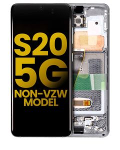 Refurbished OLED Assembly with Frame for Samsung S20 - Cloud Pink