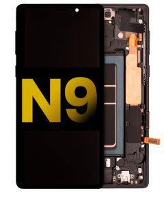 Refurbished OLED Assembly with Frame for Samsung Note 9 - Lavender Purple