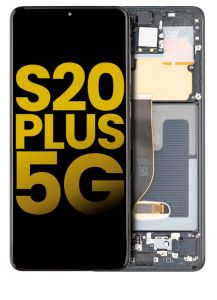 Refurbished OLED Assembly with Frame for Samsung S20 Plus - Aura Blue