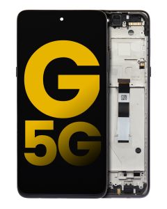 FOG LCD Assembly With Frame For Moto G 5G (Xt2113-3 / 2020) - Volcanic Gray
