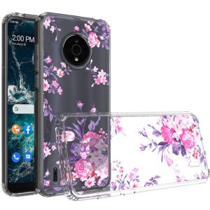 For Nokia C200 Design Transparent Hybrid Case - Enchanted Fantastic Design