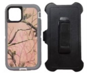 Defender Case For Samsung Galaxy S23 Plus- Camo Pink