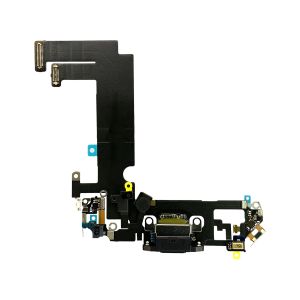 Aftermarket Plus Charging Port Flex Cable For iPhone 12 Mini - Black