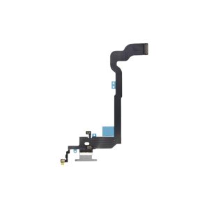 Premium Charging Port Flex Cable for iPhone X - Silver