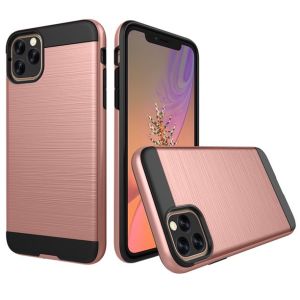 BRUSH METAL CASE FOR IPHONE 11 PRO ROSE