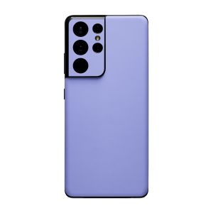 Premium Back Cover Glass With Camera Lens For Samsung S21 Ultra - Violet