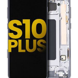 Refurbished OLED Assembly With Frame For Samsung S10 Plus - Prism Black