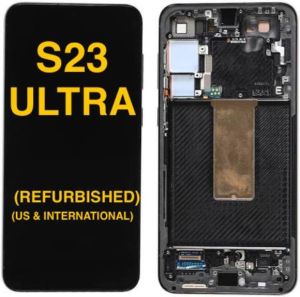 Refurbished OLED Assembly with Frame for Samsung S23 Ultra - Lavender