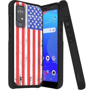 For TCL ION X Tough Strong Hybrid (Magnet Mount Friendly) Case Cover - USA