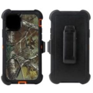 Defender Case For Samsung Galaxy S22 Ultra- Camo Orange