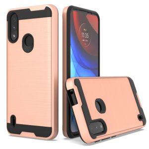 BRUSH METAL  CASE FOR SAM A51 ROSE