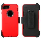Defender Case For Apple iPhone 7/8/SE- Red