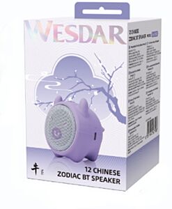 Bluetooth Speaker Purple Cow
