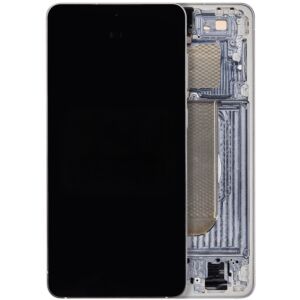 (AM Pro) OLED Assembly With Frame For Samsung S25 Edge (US & International Version) (Titanium Silver)
