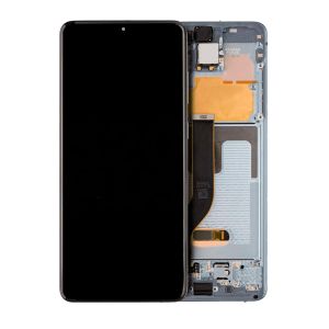 OLED Assembly With Frame For Samsung Galaxy S20 Plus 5G (Refurbished) (Cloud Blue)
