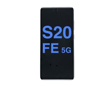 Aftermarket Pro OLED Assembly with Frame for Samsung S20 FE (6.43") (With Finger Print Sensor) - Cloud Red