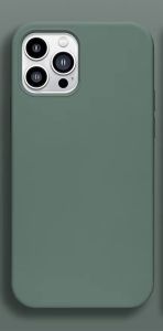 For iPhone 15 Pro Max Silicone Case - Army Green