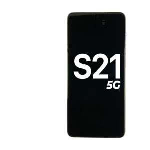 Refurbished OLED Assembly with Frame for Samsung S21 - Phantom White