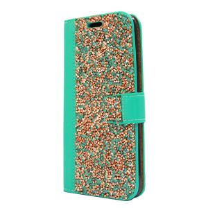 DIAMOND WALLET  CASE FOR IPHONE 7/8 PLUS TEAL