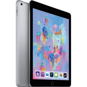 Pre-Owned iPad 6th Generation 128GB Wi-Fi - Space Gray (No Box)(Battery 61%)(C4)(F4)(Data Wiped)