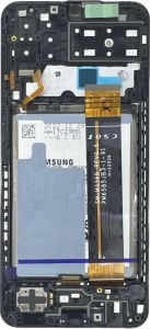 LCD ASSEMBLY WITH FRAME COMPATIBLE FOR SAMSUNG GALAXY A13 4G (A135 / 2022) (WITH BATTERY) (SERVICE PACK)