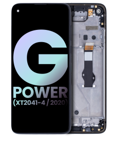 LCD Assembly With Frame Compatible For Motorola Moto G Power (Xt2041-4 / Xt2041-7 / Xt2041-6 / Xt2041Dl) (Genuine Oem) (Vulcan)