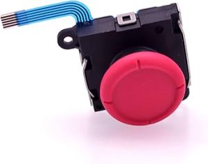 3D Analog Joystick Cap for Nintendo Switch / Switch Lite / Switch OLED Joy Con Controller (Red)
