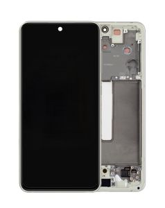 OLED Assembly With Frame For Samsung Galaxy S21 FE 5G (US & International) (Refurbished) (Olive Green)