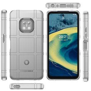 For Nokia XR20 Rugged Shield 3.2mm Thick TPU Case Cover - Gray