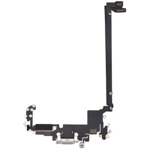 (Premium) Charging Port Flex Cable for IP 17 Pro Max (US Version) - Silver