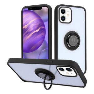 Hybrid Case With Ring Stand For Iphone 13 Pro Max Black