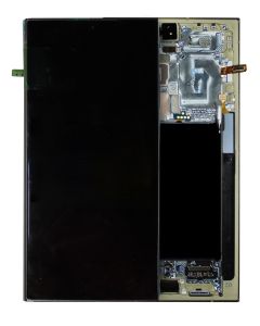 Refurbished OLED Assembly with Frame for Samsung S24 Ultra - Titanium Yellow