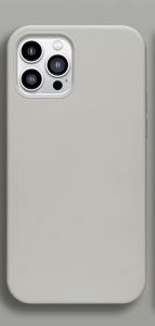 For iPhone 15 Pro Max Silicone Case - Gray