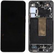 Aftermarket Pro OLED Assembly with Frame for Samsung S23 Plus - Phantom Black