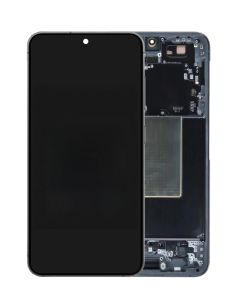 OLED Assembly With Frame Compatible For Samsung Galaxy S24 Plus 5G (US & International Version) (Aftermarket Plus) (Onyx Black)