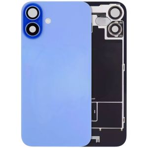 Back Glass With Steel Plate With MagSafe Magnet Pre-Installed Compatible For IPhone 16  (Ultramarine)