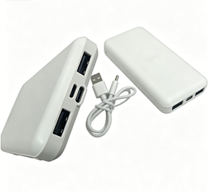 10000mAh Portable Power Bank Dual USB Output & LED Starry Aurora Projector