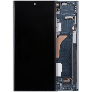 Aftermarket Pro OLED Assembly with Frame for Samsung S22 Ultra (With Finger Print Sensor) - Green