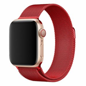 CLASSIC METAL WATCH BAND FOR 38/40 Red