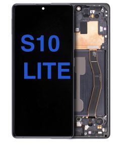 Aftermarket Pro OLED Assembly with Frame for SAMSUNG S10 Lite - Prism Black